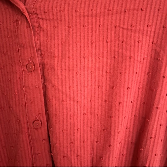 LC Lauren Conrad Red Tunic Top - Picture 2 of 4